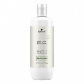Schwarzkopf Professional BC Scalp Genesis Soothing Shampoo Nomierinošs šampūns sausai un jūtīgai galvas ādai 1000ml