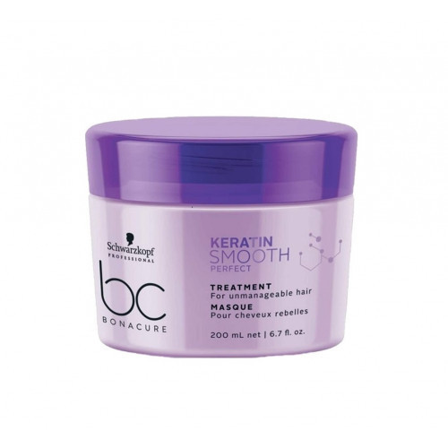 Schwarzkopf Professional BC Keratin Smooth Perfect Treatment Glotninanti kaukė 200ml