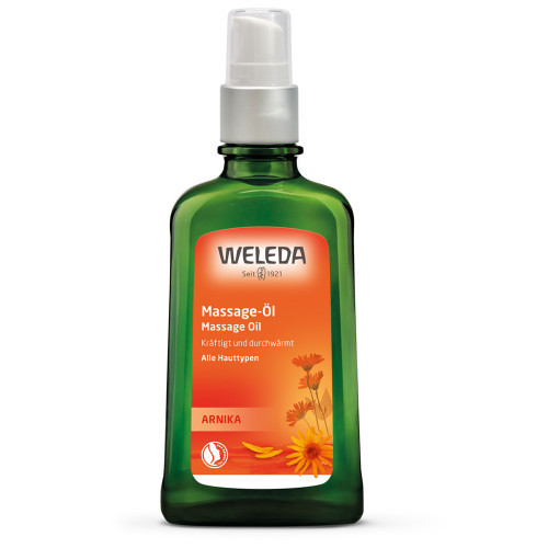 Weleda Arnica Massage Oil Masažo aliejus kūnui su arnika 100ml