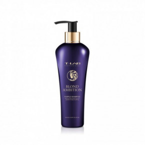 T-LAB Professional BLOND AMBITION PURPLE SHAMPOO Purpurinis šampūnas šviesintiems plaukams 300ml