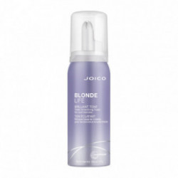 Joico Blonde Life Violet Smoothing Foam Gelsvą atspalvį neutralizuojančios, plaukus glotninančios putos 50ml