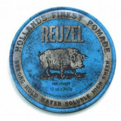 Reuzel Blue Strong Hold High Sheen Pomade Stiprios fiksacijos plaukų pomada 113g