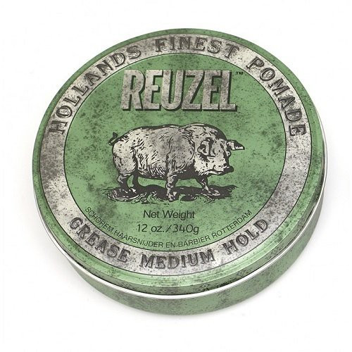 Reuzel Green Medium Hold Grease Vidutinės fiksacijos plaukų pomada 35g