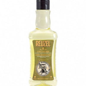 Reuzel 3in1 Tea Tree Shampoo, Conditioner & Body Wash Šampūns, kondicionieris un dušas želeja 350ml