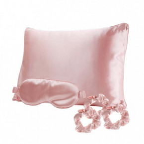 Be OSOM Silky Satin Satino miego rinkinys Pink Porcelain