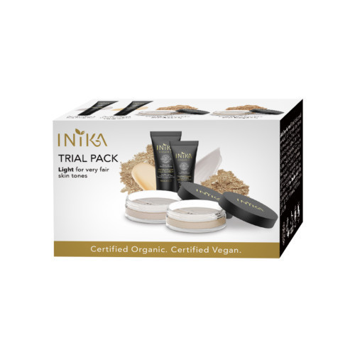 Inika Organic Trial Pack Bandomasis mini makiažo rinkinys Rinkinys