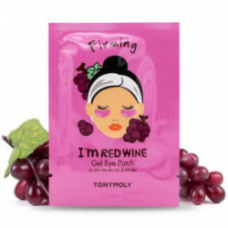 TONYMOLY I'm Red Wine Eye Patch Stangrinanti paakių kaukė 1 pora