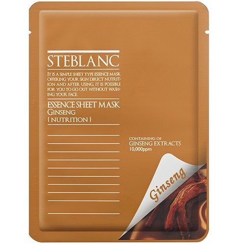 Steblanc Essence Sheet Mask Veido kaukė su ženšeniu 20g