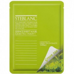 Steblanc Essence Sheet Mask Veido kaukė su žaliąja arbata 20g