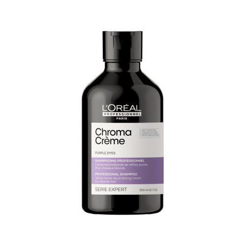 L'Oréal Professionnel Chroma Creme Purple Dyes Shampoo Geltonus atspalvius neutralizuojantis kreminis šampūnas 300ml