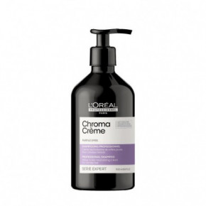 L'Oréal Professionnel Chroma Creme Purple Dyes Shampoo Geltonus atspalvius neutralizuojantis kreminis šampūnas 500ml