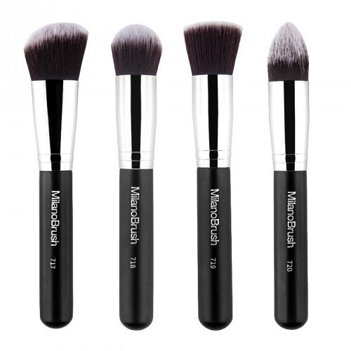 MilanoBrush Flawless Face Brush Kit Šepetėlių rinkinys