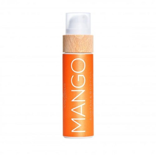 Cocosolis MANGO Organic Suntan & Body Oil Organiškas įdegio aliejus veidui ir kūnui 110ml