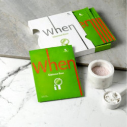 When Beauty Glamour Base Firming Sheet Mask Stangrinanti bioceliuliozinė lakštinė kaukė 1 vnt.