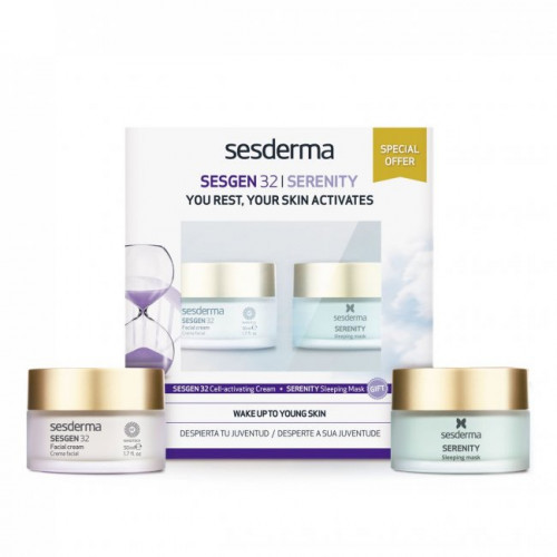 Sesderma Sesgen 32 Serenity Gift Set Rinkinys brandžiai odai 50ml+50ml