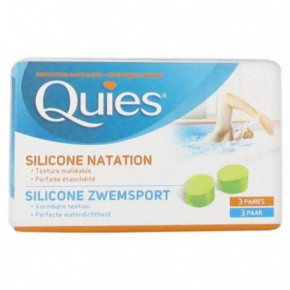 Quies Silicone Swimming Earplugs Kõrvatropid ujujatele Adult