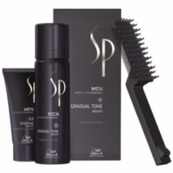 Wella SP Men Gradual Tone Brown (60+30ml) Žilus plaukus tonuojančios putos/ Ruda spalva 1 vnt.