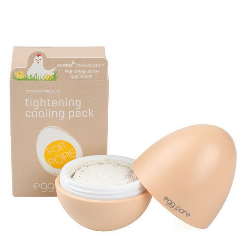 TONYMOLY Egg Pore Tightening Cooling Pack Poras sutraukiantis šaldomasis veido balzamas 30g