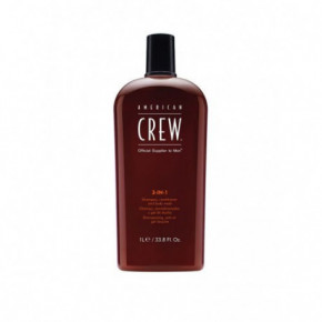 American Crew 3 in1 Šampūns, kondicionieris, dušas želeja 250ml