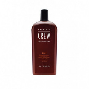 American Crew 3in1 Classic Body&Hair Šampūnas, kondicionierius ir dušo želė 250ml