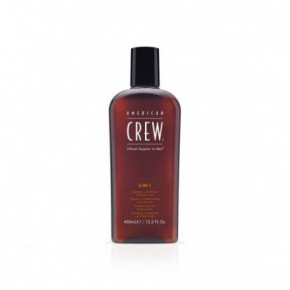 American Crew 3-in-1 Shampoo, Conditioner, Shower Gel 450ml