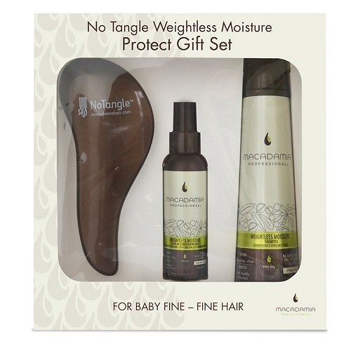 Macadamia No Tangle Weightless Moisture Protect Gift Set Plaukų priežiūros rinkinys