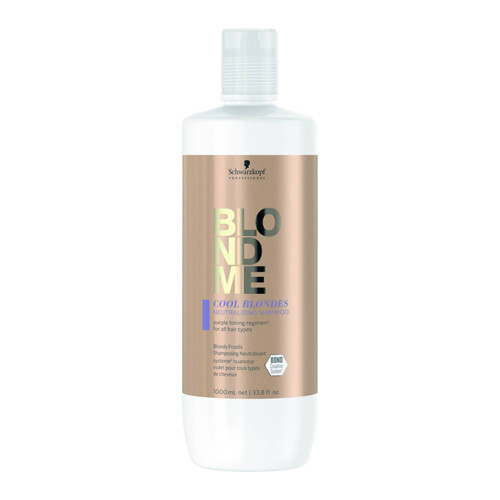 Schwarzkopf Professional BlondMe Cool Blondes Neutralizing Shampoo Neutralizuojantis šampūnas 300ml