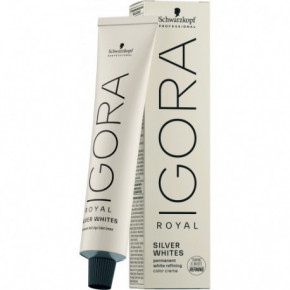 Schwarzkopf Professional IGORA ROYAL Absolutes Silver White Demi-Permanent Hair Colour matu krāsa 60ml