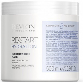 Revlon Professional RE/START Hydration Moisture Rich Mask Drėkinanti kaukė 500ml