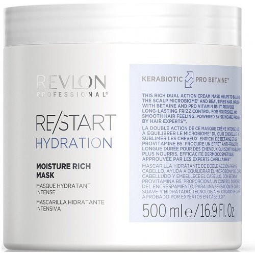 Revlon Professional RE/START Hydration Moisture Rich Mask Drėkinanti kaukė 200ml