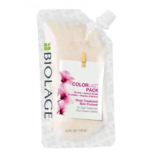 Biolage Deep Treatment Colorlast Gilus maitinimas vienoje pakuotėje dažytiems plaukams 100ml