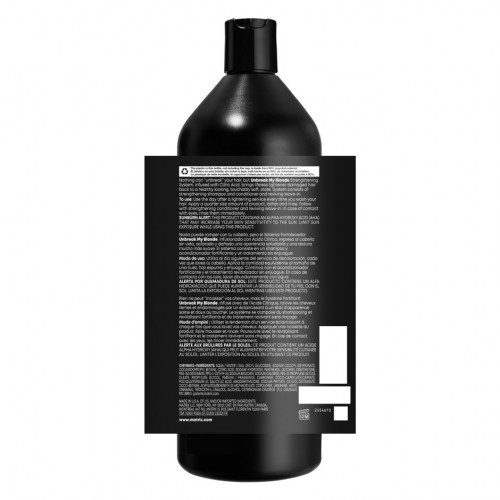 Matrix Unbreak My Blonde Citric Acid Strenghtening Shampoo Plaukus stiprinantis šampūnas šviesintiems plaukams 300ml