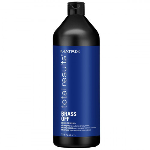 Matrix Total Results Color Obsessed Brass Off Shampoo Šampūnas šviesiems plaukams 300ml