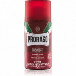 Proraso Red Barbe Dure Shaving Foam Veido odą minkštinančios skutimosi putos 300ml