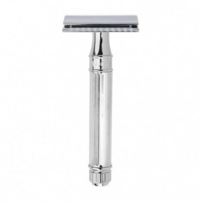 Edwin Jagger Chrome Lined DE Safety Razor Divu asmeņu skuveklis DE89Lbl 1gab.