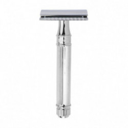 Edwin Jagger Chrome Lined DE Safety Razor Dviašmenis skustuvas DE89Lbl 1 vnt.