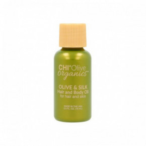CHI Olive Organics Olive & Silk Aliejus plaukams ir kūnui 15ml