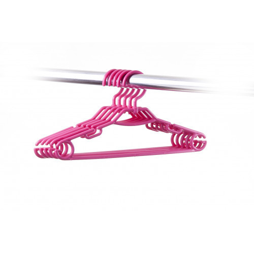 HomelyWorld WDO29 Mažų plastikinių pakabų rinkinys 29 cm Juoda