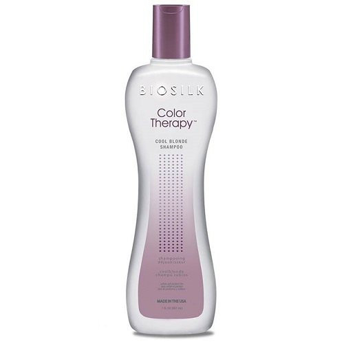 Biosilk Color Therapy Cool Blonde Shampoo Šampūnas blondinėms 355ml