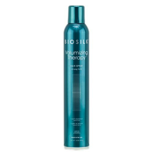 Biosilk Volumizing Therapy Hair Spray Stiprios fiksacijos purumo suteikiantis plaukų lakas 284g