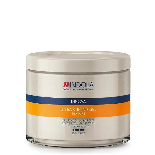 Indola Ultra Strong Texture Gel Ypač stiprios fiksacijos plaukų gelis 200ml