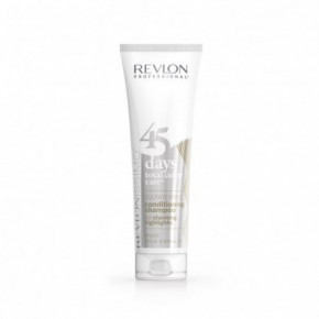 Revlon Professional 45 days Total Color Care Stunning Highlights Conditioning Shampoo Kaks-ühes šampoon ja palsam esiletõstetud ja valgetele 275ml