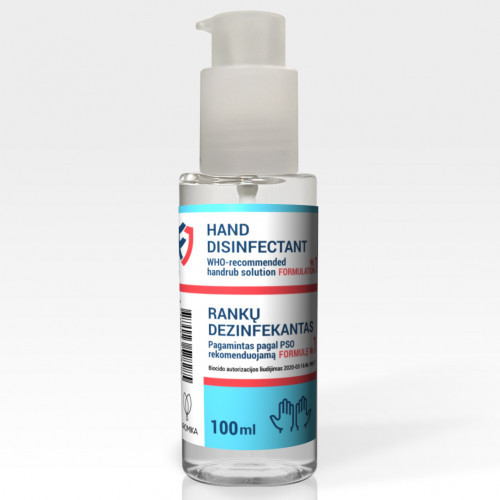 Aromika Hand Disinfectant Rankų dezinfekantas su pompa 100ml