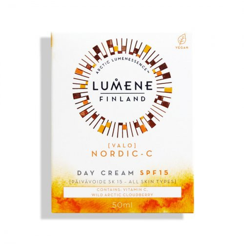Lumene Nordic-C Valo Day Cream SPF15 Dieninis drėkinamasis veido kremas 50ml