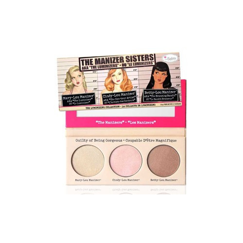 theBalm Manizer Sisters Trio Švytėjimą suteikiančių pudrų rinkinys 8.5g