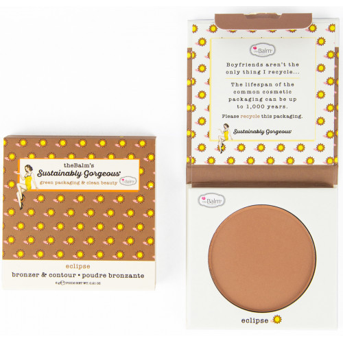 theBalm Sustainably Gorgeous Bronzer & Contour Bronzantas veidui Solar Power