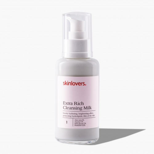 Skinlovers Extra Rich Cleansing Milk Švelnus veido odos pienelis 100ml