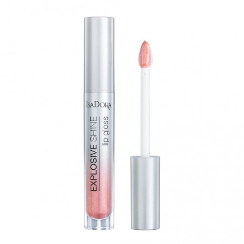 Isadora Explosive Shine Lip Gloss 3D spindesio suteikiantis lūpų blizgis 80 Crystal Clear