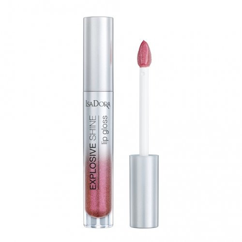 Isadora Explosive Shine Lip Gloss 3D spindesio suteikiantis lūpų blizgis 80 Crystal Clear