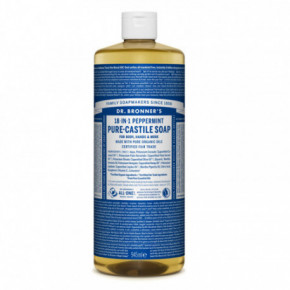 Dr. Bronner's Peppermint Pure-Castile Liquid Soap Šķidrās ziepes 945 ml